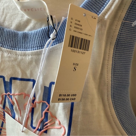 NWT Daily Ritual Sleeveless Varsity Midi Tank Dress size S - Picture 10 of 12